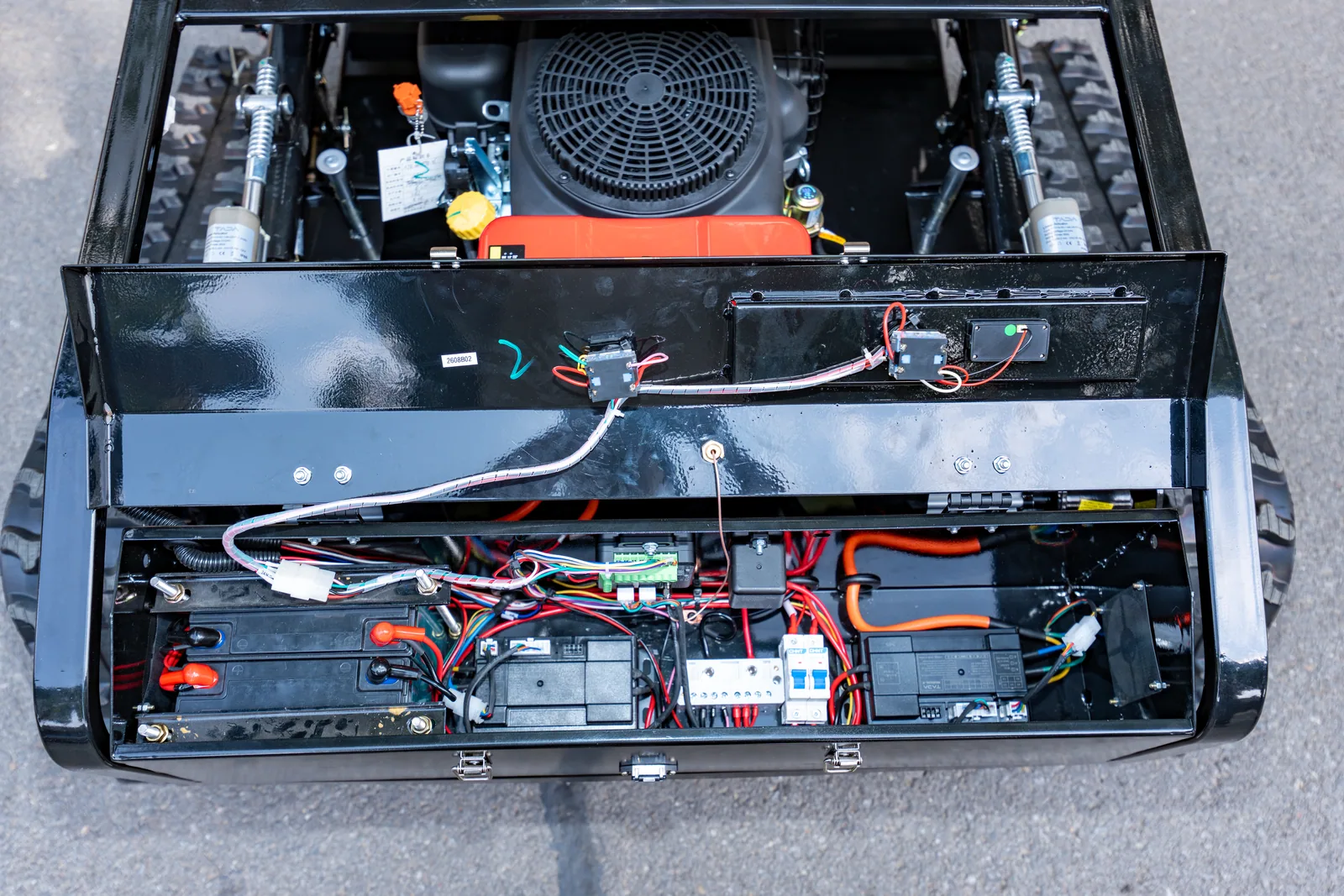 AY-800S wiring, electrical components and control hardware